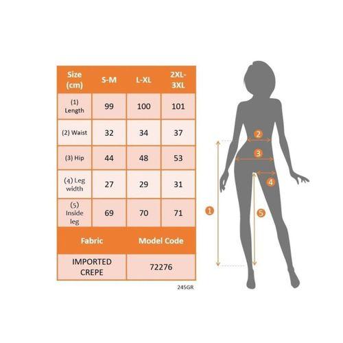 Kadın Yüksek Bel Paçaya Doğru Genişleyen Lazer çiçek Kesim Detaylı Ithal Krep Pantolon