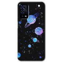 Oppo A55 Kılıf HD Desen Baskılı Arka Kapak - Samanyolu Galaksi + Kırılmaz Cam