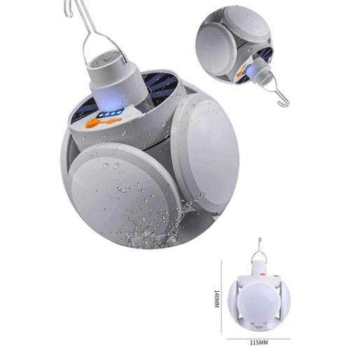 Katlanabilir Askılı Kamp Lambası 5 Kanatlı Pratik Güneş Enerjili