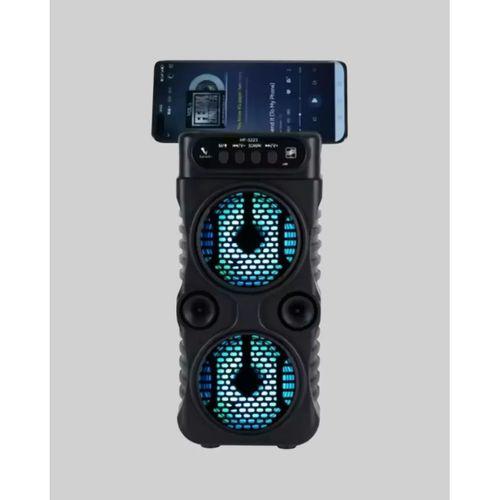 Led Işıklı Kablosuz Bluetooth Hoparlör Yüksek Ses Güçlü Bas Performansı Taşınabilir Şarjlı