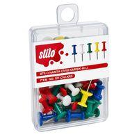 STİLO 40 'LI HARİTA ÇİVİSİ KARIŞIK RENK