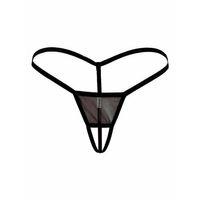 Fantazi İç Giyim Kadın Mini Siyah Fantezi G String