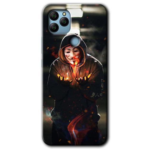 General Mobile GM 21 Kılıf HD Desen Baskılı Arka Kapak - V for Fire