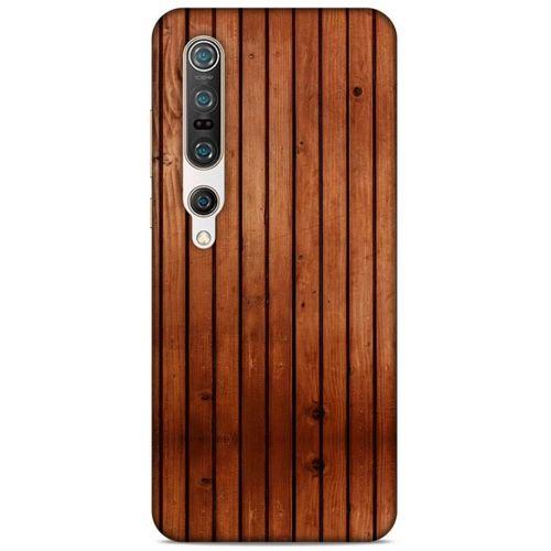 Lopard Xiaomi Mi 10 Pro Uyumlu Kılıf Wood'X (12) Koruyucu Silikon Desenli