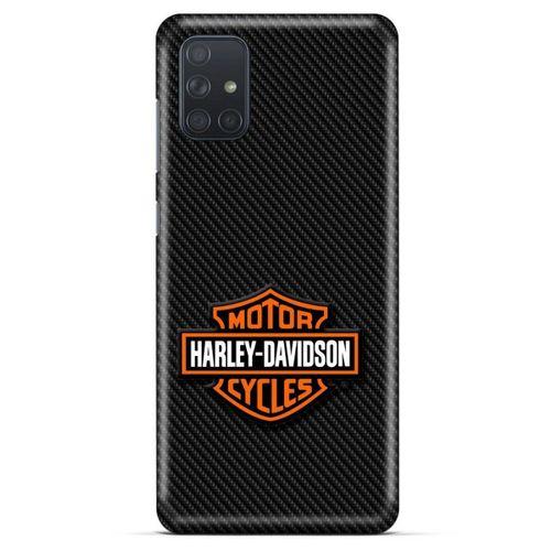 Samsung Galaxy M51 Uyumlu Kılıf Motorsiklet (4) Koruma Kılıfı Harley Davidson
