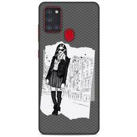 Sokak Modası 67 Samsung Galaxy A21s Kılıf Desenli Silikon