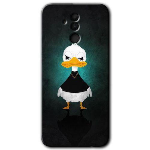 Huawei Mate 20 Lite Kılıf HD Desen Baskılı Arka Kapak - Angry Duck + Kırılmaz Cam