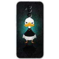 Huawei Mate 20 Lite Kılıf HD Desen Baskılı Arka Kapak - Angry Duck + Kırılmaz Cam