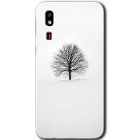 Galaxy A2 Core Kılıf HD Desen Baskılı Arka Kapak - Alone Tree + Kırılmaz Cam