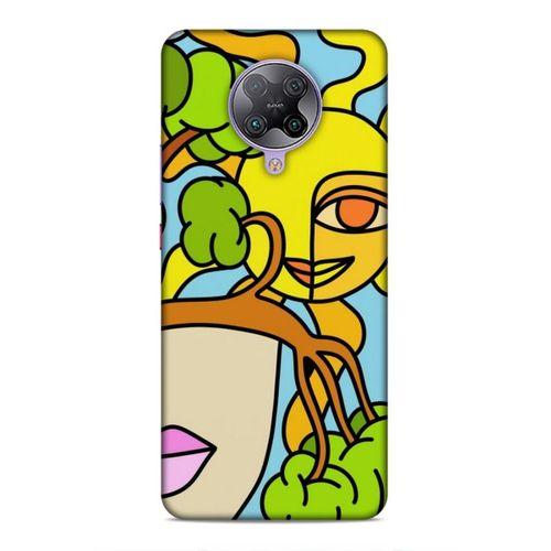 Xiaomi Poco F2 Pro Uyumlu Kılıf Face'X 6 Silikon Kılıf Güneş Ağaç