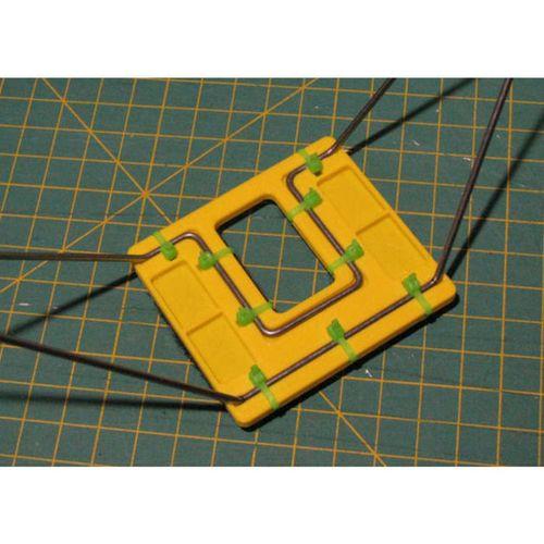 Foam RC Uçak İçin İniş Takımı Cırt Cırtlı Montaj Aparatı 3D Baskı (Bu ürün Sadece Plastik parçadır - Almadan Önce Soru Sorabilirsiniz)