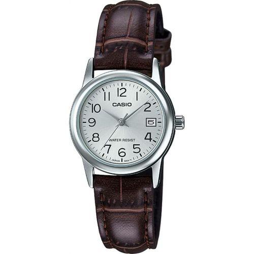 Casio LTP-V002L-7B2UDF Quartz Deri Kahverengi 25 mm Kadın Kol Saati