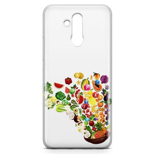Huawei Mate 20 Lite Kılıf Vitamin Tablosu Arka Kapak Koruma Desenli Full Koruyucu
