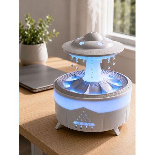 Ufo Yağmur Efektli Hava Nemlendirici 350 Ml Rgb Işıklı Uzaktan Kumandalı