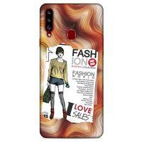 Sokak Modası 22 Samsung Galaxy A20s Kılıf Desenli Silikon