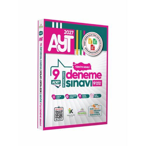 2027 AYT Türkiye Geneli Kurumsal 9lu Paket Deneme Sınavı Dijital Cevaplı