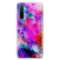 Oppo Realme 5 Pro Kılıf Ütopik Duvarlar Arka Kapak Koruma Desenli Full Koruyucu