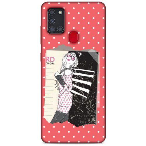 Sokak Modası 32 Samsung Galaxy A21s Kılıf Desenli Silikon