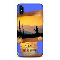 Lopard Apple iPhone XS Uyumlu Kılıf Ramazan (15) Baskılı Antişok Kılıf