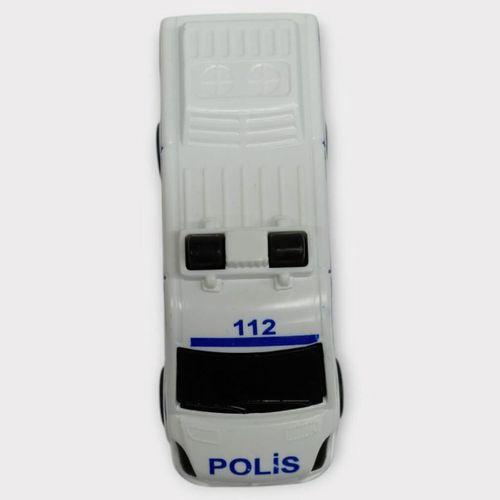 Çek Bırak Arabalar İş Araçları 10 Cm - Polis