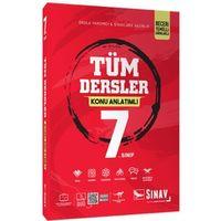 7. Sınıf Tüm Dersler Konu Anlatımlı Sınav Yayınları