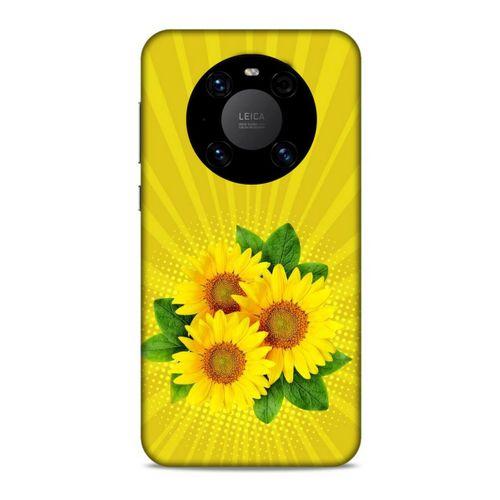 Lopard Huawei Mate 40 Pro Uyumlu Kılıf Bahar (16) Kalın Kılıf Ayçiçek