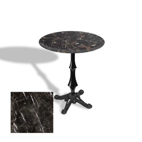 Dockers Çipa 1012 Döküm Ayak Yuvarlak Masa Çap 70cm - (Werzalit, Wermodin ve Allzalit Tabla) - Teramo