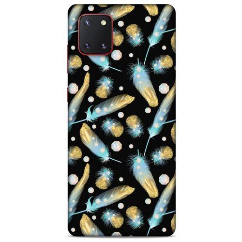 Samsung Galaxy Note 10 Lite Kılıf Desenli Özel Seri Tüyler (26) Tpu Silikon Kılıf