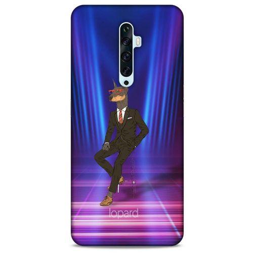 Oppo Reno 2z Kılıf FunnyMaX (44) Tough Armor Kılıf Fuşya Doberman