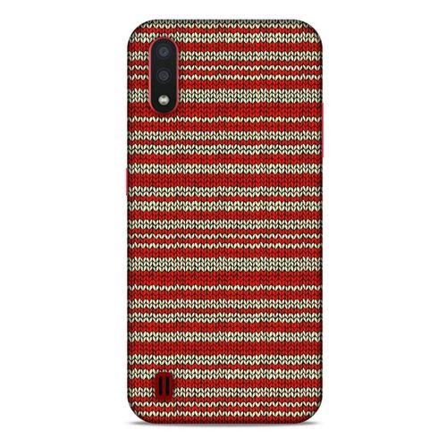 Kazak (6) Desenli Silikon Kapak Samsung Galaxy A01 Kılıf