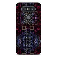 Lopard LG K41S - K51S Uyumlu Kılıf PiXel (18) Telefon Kılıfları Siyah Kırmızı