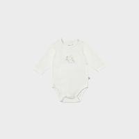Bibaby Bibaby Biorganic Penguin Club Bebek Body 56003 Ekru Gri
