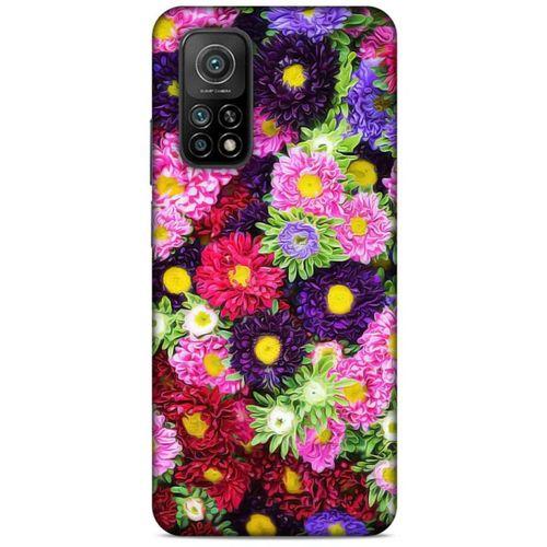 Lopard Xiaomi Mi 10T 5G Uyumlu Kılıf Bahar (43) Thin Fit Kılıf Çiçek Buketi