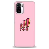 Xiaomi Poco M5s Kılıf HD Baskılı Kılıf - Ünlem + Tam Ekran Koruyucu