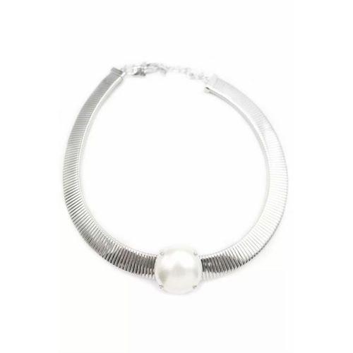 İncili Tasma Kolye - Gümüş