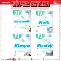 Palme 11.Sınıf Matematik Fizik Kimya ve Biyoloji Soru Bankası Seti 4 Kitap