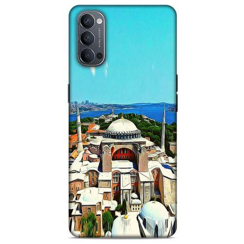 Oppo Reno 4 Kılıf Dünya Mimarisi (10) Full Koruma Kılıfı Ayasofya