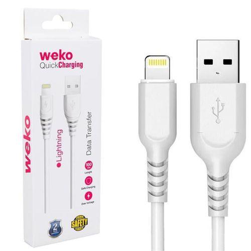 Weko WK-22019 USB To Lightning Telefon Şarj Kablosu