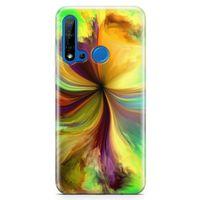 Huawei Nova 5i Kılıf Pisişik Renkler Arka Kapak Koruma Desenli Full Koruyucu