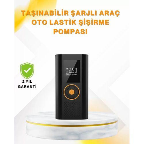 Dijital Göstergeli Taşınabilir Hava Kompresörü Güçlü Şişirme Performansı