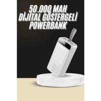 Hızlı Taşınabilir 50.000 Mah Powerbank Led Ekran Android Ve İos Uyumlu