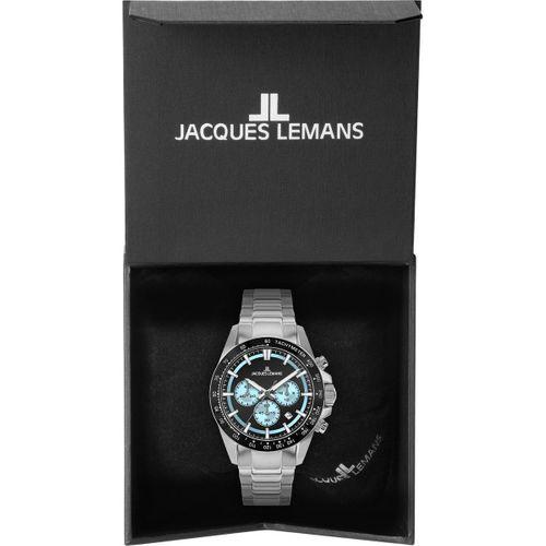 Jacques Lemans Liverpool JL.1-2207B Quartz Çelik Gri 20 ATM 43 mm Erkek Kol Saati