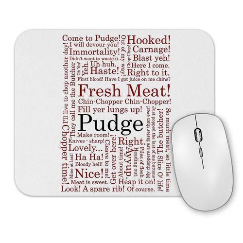 Dota 2 Pudge Typography Pudge Mouse Pad