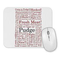 Dota 2 Pudge Typography Pudge Mouse Pad