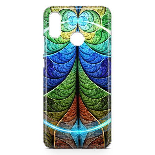 Huawei P20 Lite Kılıf Fraktal Rofle Arka Kapak Koruma Desenli Full Koruyucu