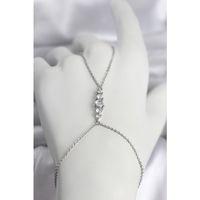 Pirinç Gümüş Renk Zirkon Taşlı Kadın Şahmeran