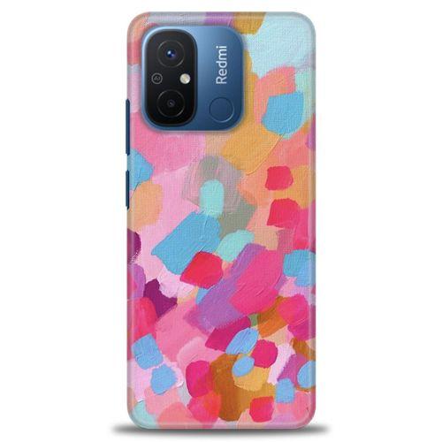 Xiaomi Redmi 12C Kılıf HD Baskılı Kılıf - Palet + Tam Ekran Koruyucu