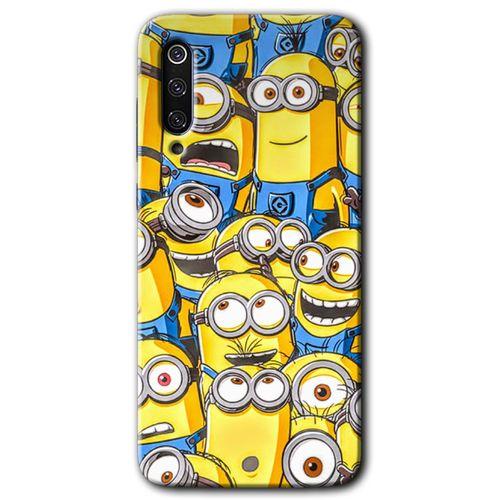Xiaomi Mi 9 Kılıf HD Desen Baskılı Arka Kapak - Minion Ordusu