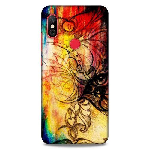 Lopard Xiaomi Mi A2 Lite Uyumlu Kılıf Manipülasyon ☻ (36) Glitter Kılıf Desenli