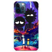 Apple iPhone 13 Pro Max Uyumlu Kılıf Rick And Morty (46) Core Armor Kılıf Decoy Ricks